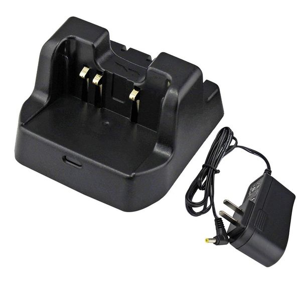 abcGoodefg® 2 Way Radio Battery Charging Dock Desktop Rapid Charger Compatible with Yaesu Vertex-Standard