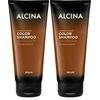 2er Alcina Color Shampoo Braun 200 ml
