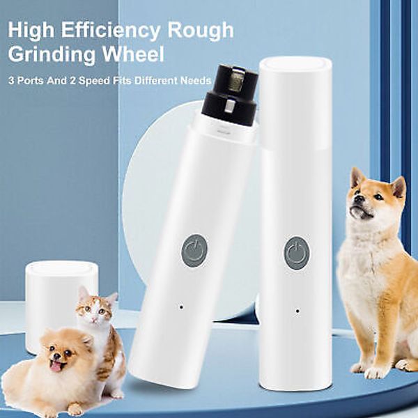 Dog Nail Grinder | Professional Electric Pet Nail Trimmer Painless Paws Grooming