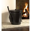 Panacea 15343 Ash Bucket with Shovel, Black