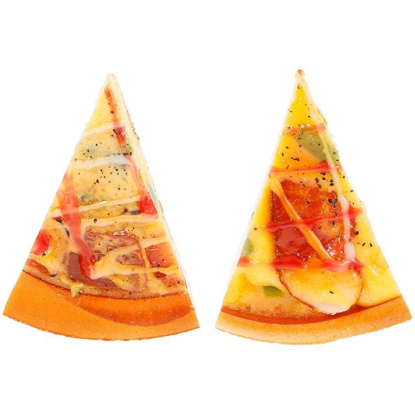 jojofuny Simulation Pizza, Pizza Shapes, Pretend Play Pizza, Simulation Pizza Slices Model, False Kitchen Food Bread Props Toy Kitchen Pepperoni Pizza Christmas Decorations