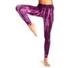 PANASIAM Batik Leggings Ocean - Long Yoga Leggings for Women, Tights for Everyday, Sports, Fitness - Unique, Natural Material, Super Soft, Elastic Tight, Ct02 Lilaton