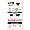 DIM Women's Generous Classic Underwire Perfect Support x2 Bra, Daisy/Black, L