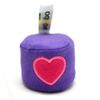 Squeezibo Heart Squeegee Bow Heart Purple