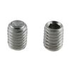 Socket Set Screws LUORNG 10pcs 3/8 in-16 X 1/2 in Flat Point Hexagon Socket Set Screws