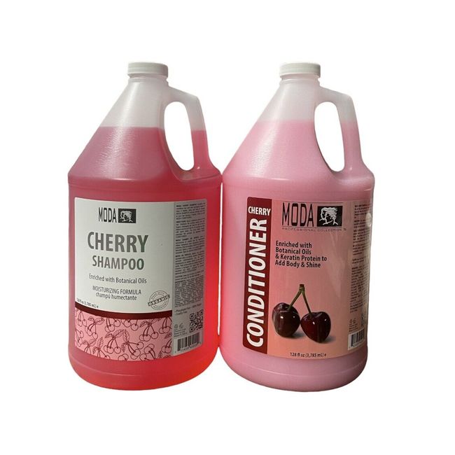 MODA CHERRY SHAMPOO & Cond Enriched With Botanical Oils Made With Organic Ingred