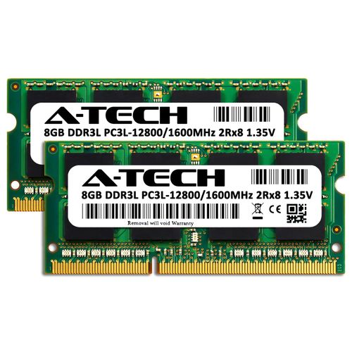 A-Tech 16GB Kit (2x8GB) RAM for MSI Cubi, GE60 2OE, GE70 2PC Apache, GE72 2QD Apache Pro, GP72 2QE Leopard Pro, GT72 2QD Dominator, MS-9A75 | DDR3 1600MHz PC3-12800 SODIMM 1.35V Non-ECC Memory Upgrade