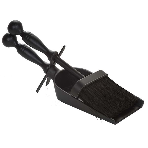 Dagan Ash Brush and Shovel, Black