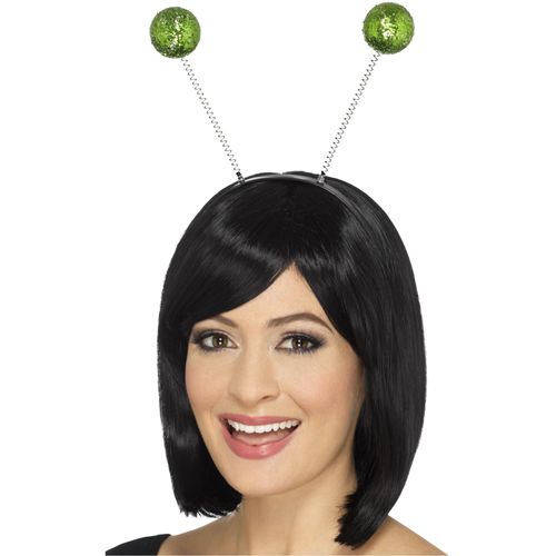 Smiffys Glitter Ball Boppers, Green , Party & Carnival Fancy Dress, Adult Dress Up Accessories