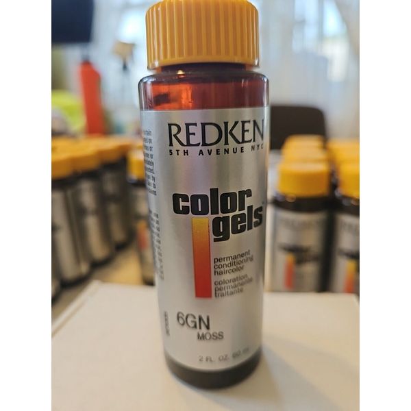 Redken Color Gels " Moss 6GN" Permanent Conditioning Hair color 2oz