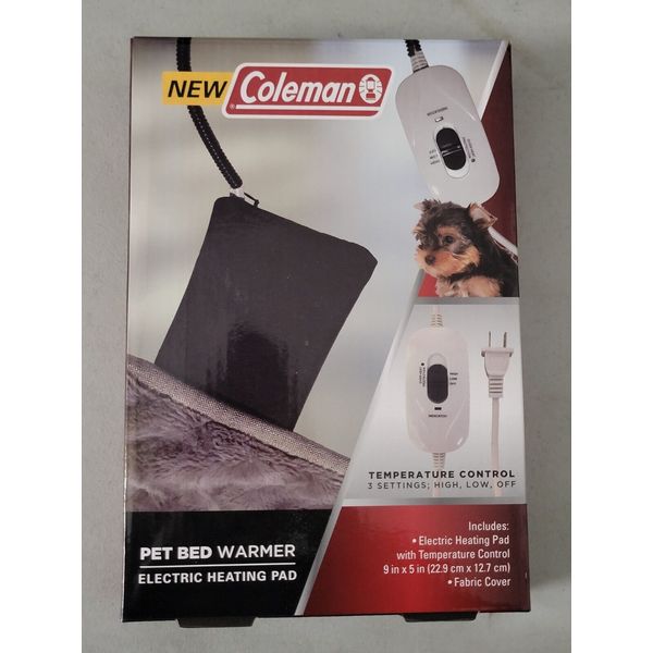 Coleman Warmer Warming Pet Bed Mat Electric Heating Pad 9" x 5" BRAND NEW IN BOX