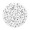 Small black stars on a white background PopSockets Swappable PopGrip