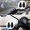 TRHDFW Motorcycle reflector increase screw Rearview mirror increase M10 convert orthodontic teeth reverse teeth adapter head