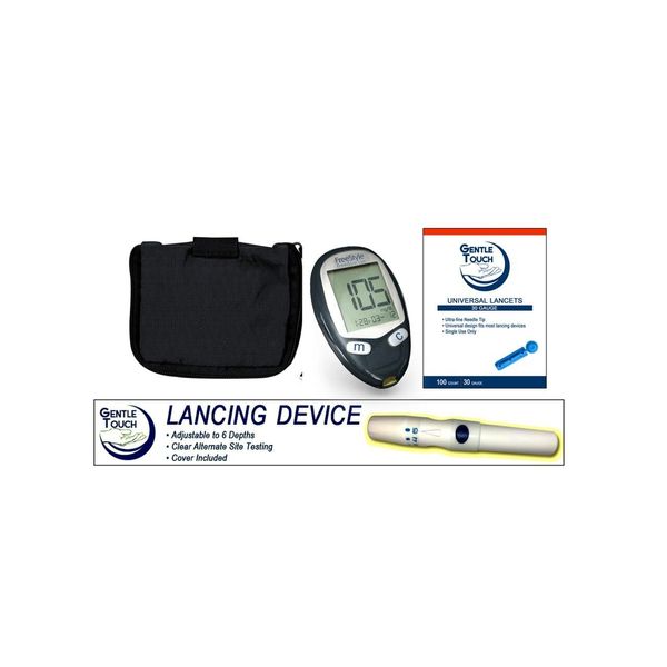 ABBOTT Freestyle Freedom Lite Meter With Lancing device & Generic Lancets