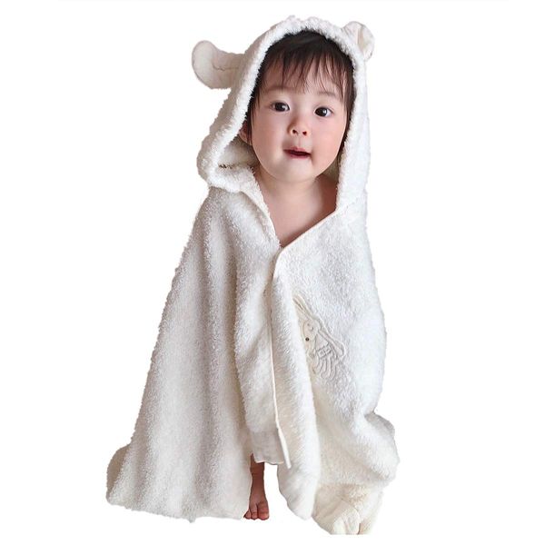 Contex: Schouette <45696-012> Hooded Bath Towel, Imabari Towel Brand Certified Product (Ivory)