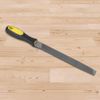 Akozon 8in Flat Mill, with Handle File Millfile Handle Smooth Blade Pointed Sharpening Tool Engineers Engineering Metal