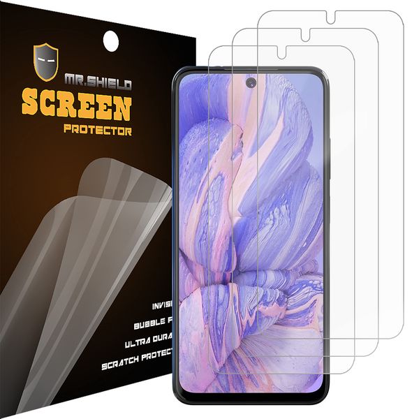 Mr.Shield [3-Pack Screen Protector For NUU Mobile, NUU B20 5G [Premium Clear] Screen Protector (PET Material)