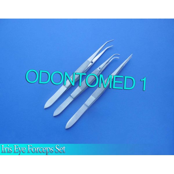 12 ASRTED IRIS EYE DRESSING FORCEPS SURGICAL INSTRUMENTS