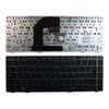 Power4Laptops French Layout With Pointer Silver Frame Black Replacement Laptop Keyboard Compatible With HP 635768-051