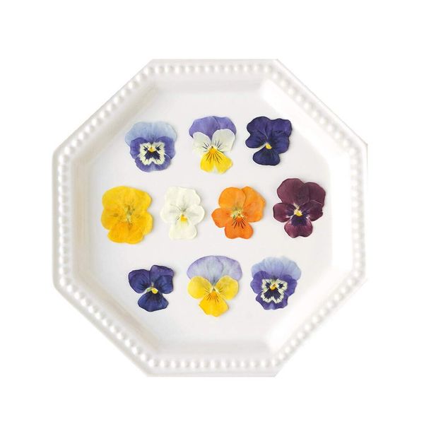 (50 Sheets) Uzunohana Dry Edible Flower (Dried Edible Flowers), Viola Mix (50 Sheets)