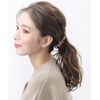 VINGTAINE H-536 Tortoise Shell Banana Clip, Small, Simple, Hair Clip, Hair Accessory