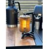 Maple Products Mini Light Slit Shade Spindle Wood Color