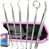 Dental Tools, Dental Pick Teeth Cleaning Tools Hygiene Kit, Plaque Remover fo...