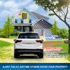 HTZSAFE  1/2 Mile  Solar Driveway Alarm System 1 Receiver + 1 Sensor