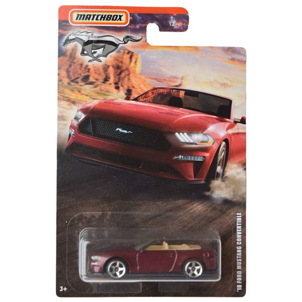 Matchbox '18 Ford Mustang Convertible - red