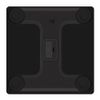 Premium Black Digital Scale for Body Weight, Accurate, Sleek, and Durable for...