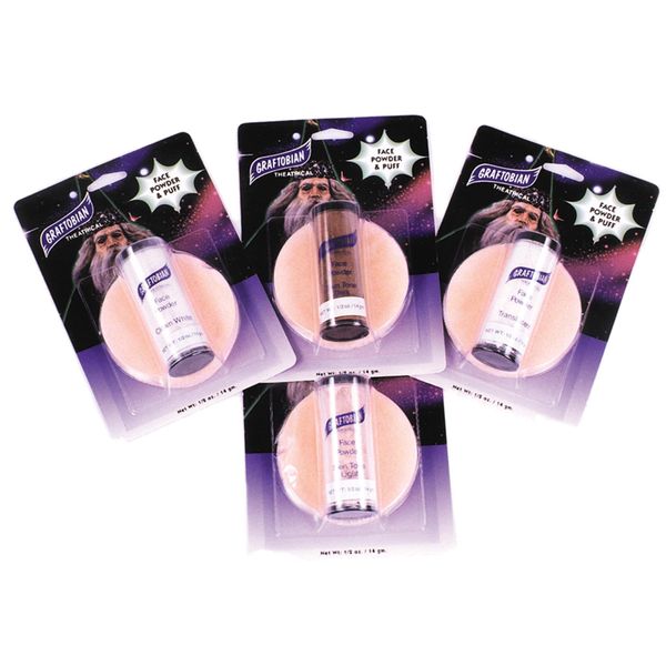 Graftobian Pro Setting Powder - Face Powder w/Puff (Translucent)