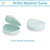 Dental Retainer Box Orthodontic Appliance Guard Snap closure, 1" Assorted 100/Cs