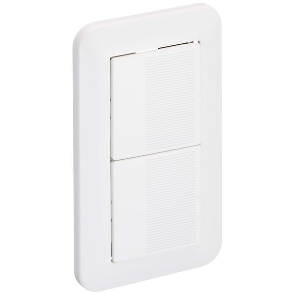 Panasonic Cosmo Wide Embedded Double Switch B (One Piece) WTP50012WP [Genuine Packaging Product]