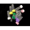 5ml Plastic Test Tubes vials Sample containers Powder Craft with White Screw caps (40)