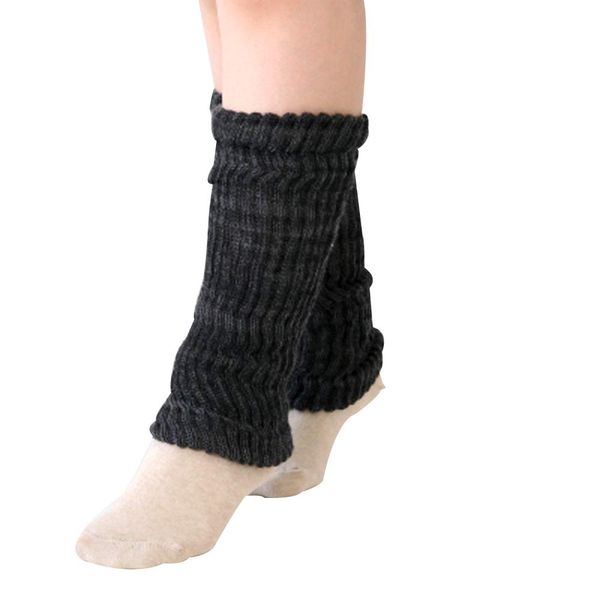 Silk Store: Inner Silk Soft Leg Warmers, Cotton, Iron Black