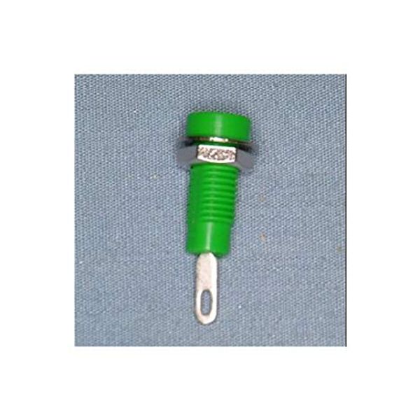 Sato Parts TJ-1-G Chip Jack Panel Mount, Green