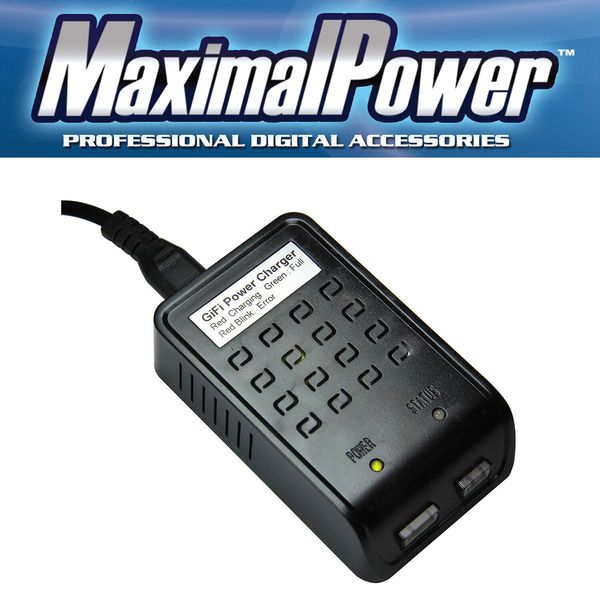 MaximalPower Battery Charger for SOFT CASE Battery for Parrot AR. Drone 2.0 1.0