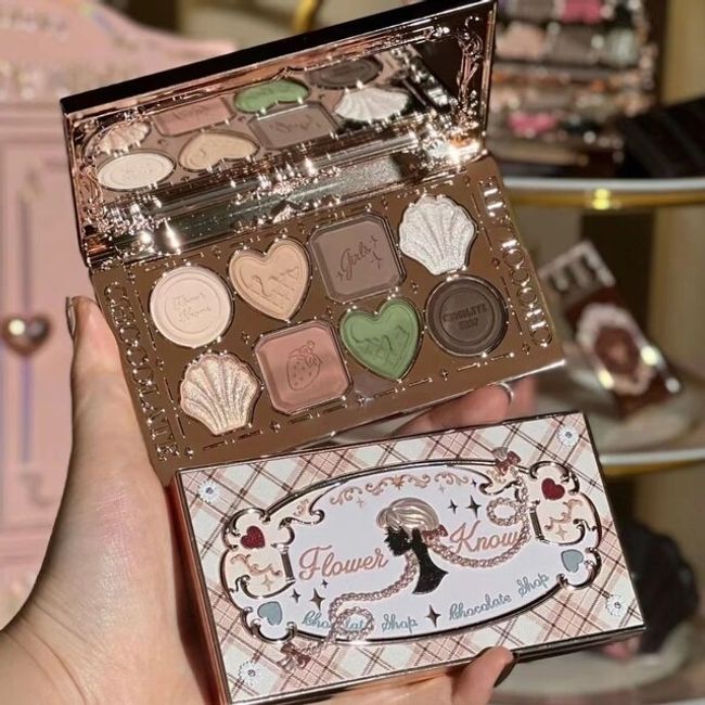 Flower Nose Chocolate Shop Eyeshadow Palette 8 Colors