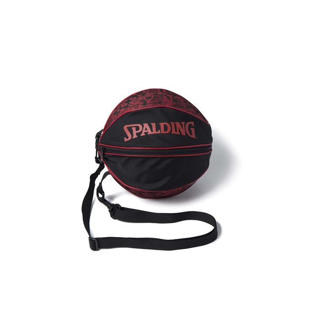 Spalding 49-001GR Basketball Case Ball Bag Graffiti Red 49-001GR Red Basketball Basket