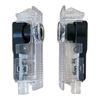LED Car Door Courtesy Light Projector, 5W, DC 12V/24V, 2-Pack