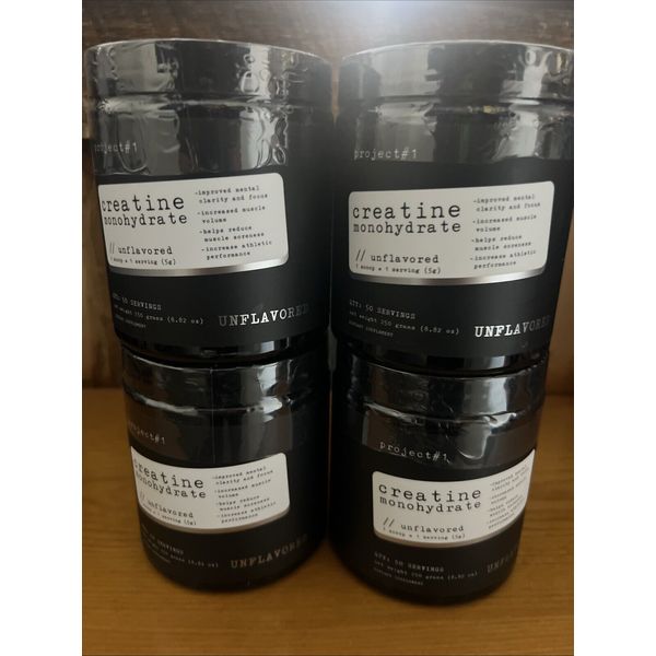 Project #1 Creatine Monohydrate: High-Potency, Unflavored Powder Muscle Fuel...