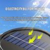 2 Pack Bright Solar/USB Rechargeable LED Spotlight Flashlight Searchlight
