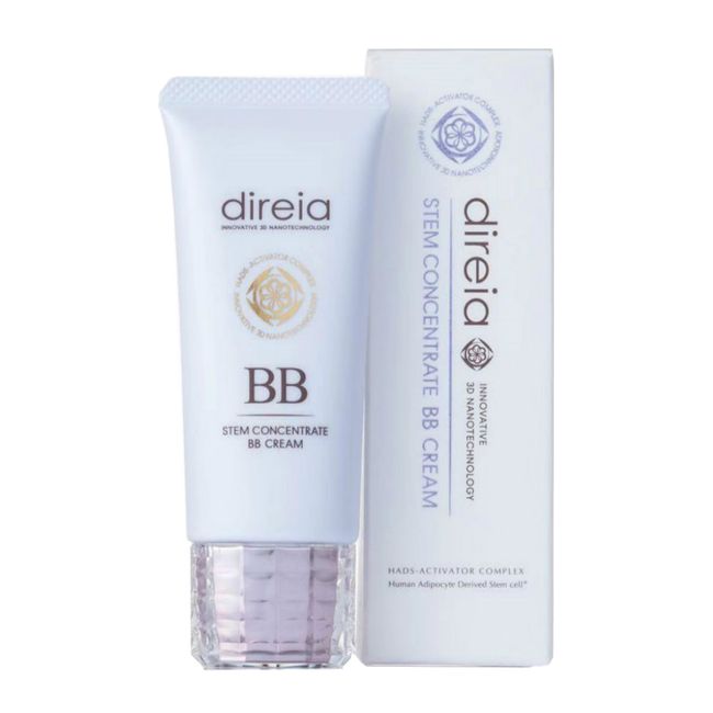 Direia BB Cream Pro 40g Pink Direia Stem Concentrate BB Cream Stem Concentrate Human Stem Cell Culture Solution Removes Redness and Dullness for Glossy Skin