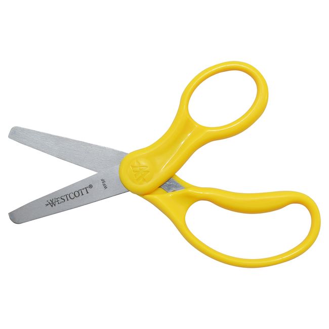 4 Pcs Safety Scissors, Kids, Blunt Tip, Right & Left Handed