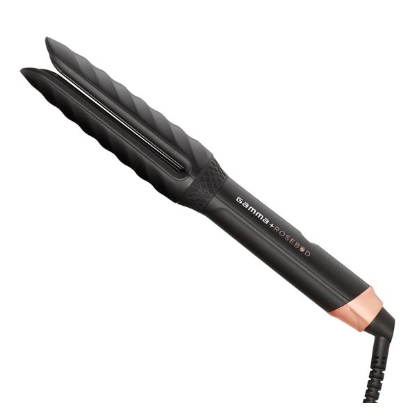 Gamma+ Rosebud Revolutionary 2-IN-1 Styler Black | GPTIB