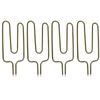 First4spares Replacement 2 Pin Crank Neck Elements for Heatstore Storage Heaters (4)