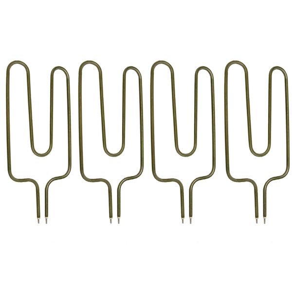 First4spares Replacement 2 Pin Crank Neck Elements for Heatstore Storage Heaters (4)