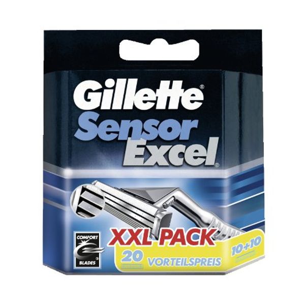 Gillette SensorExcel System Blades 20 Pack of 20