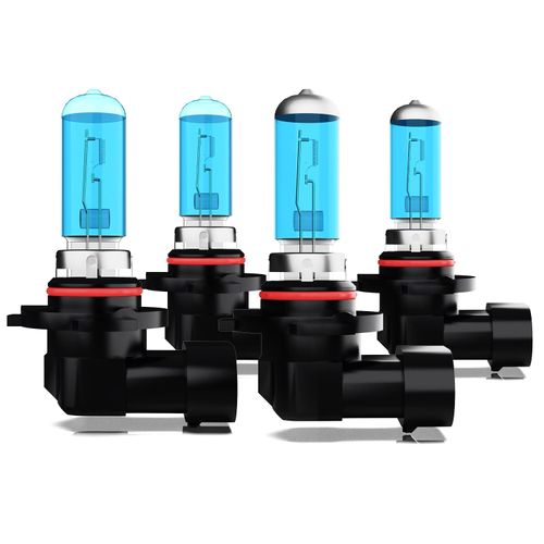 ZPXGIZT Light Bulbs Fit For Toyota Sienna 2004-2010, 9005 9006 High Low Beam High Performance Halogen Headlight Bulb Combo, 6000K White Light, Pack of 4