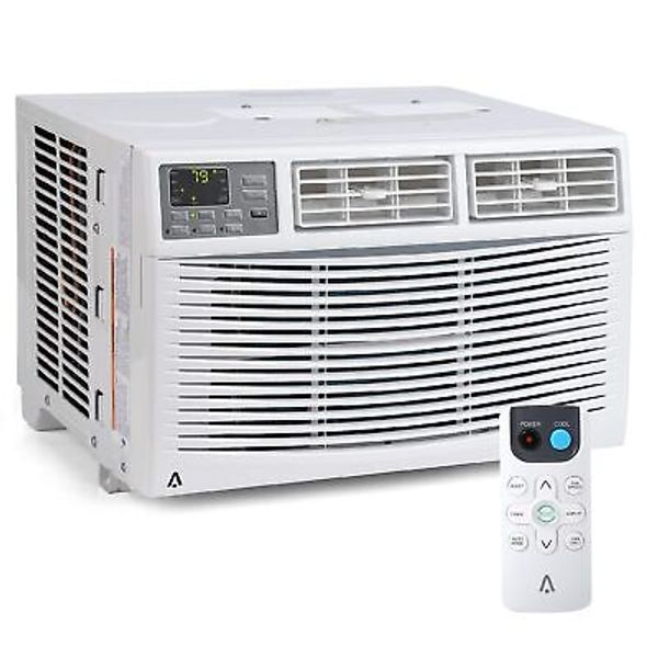 8000 BTU Window Air Conditioner Dehumidifier Auto Restart AC Unit +Remote/Wifi